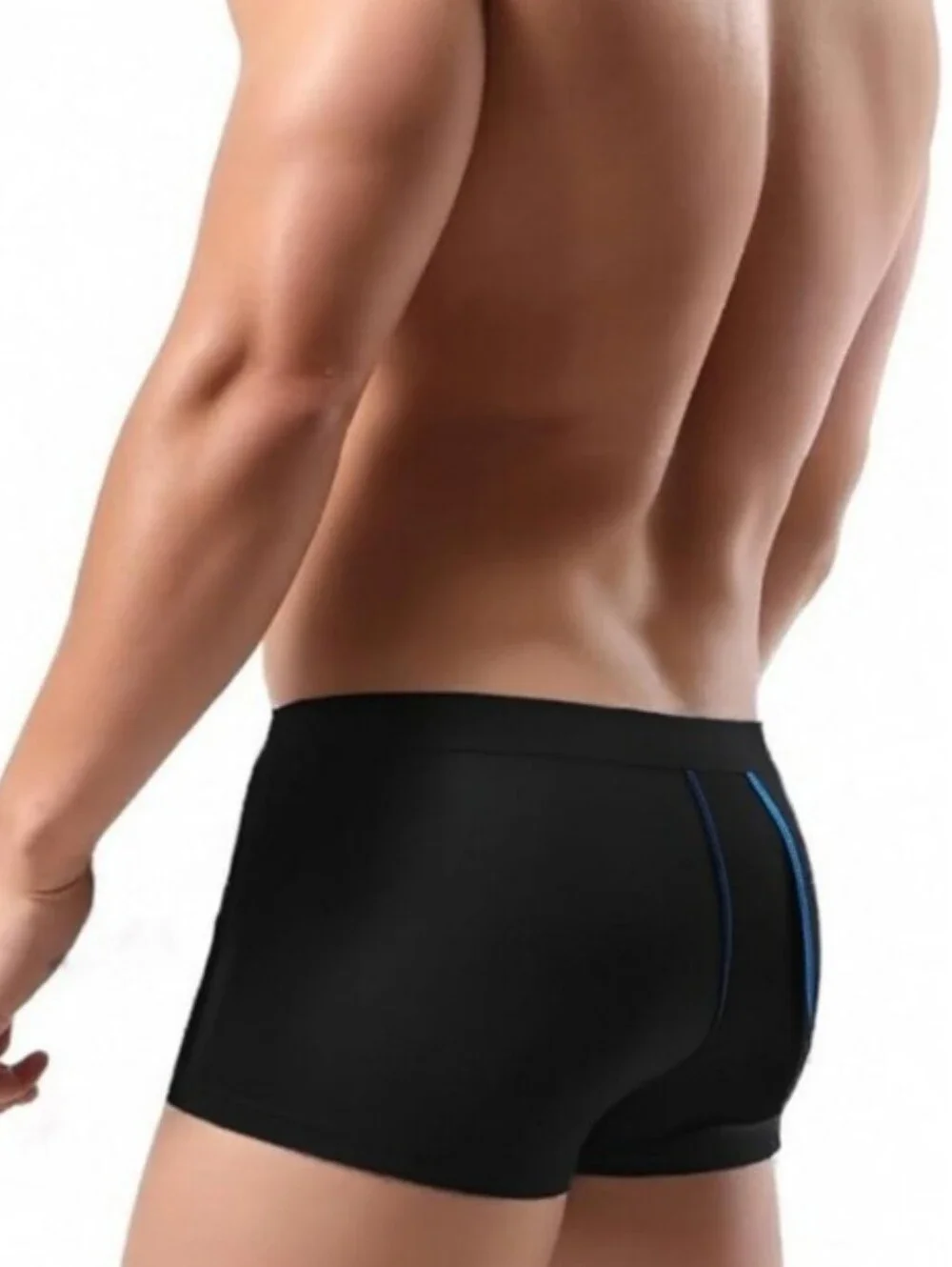 Men's L/XL & XXL Kiss Me Black Boxer Briefs